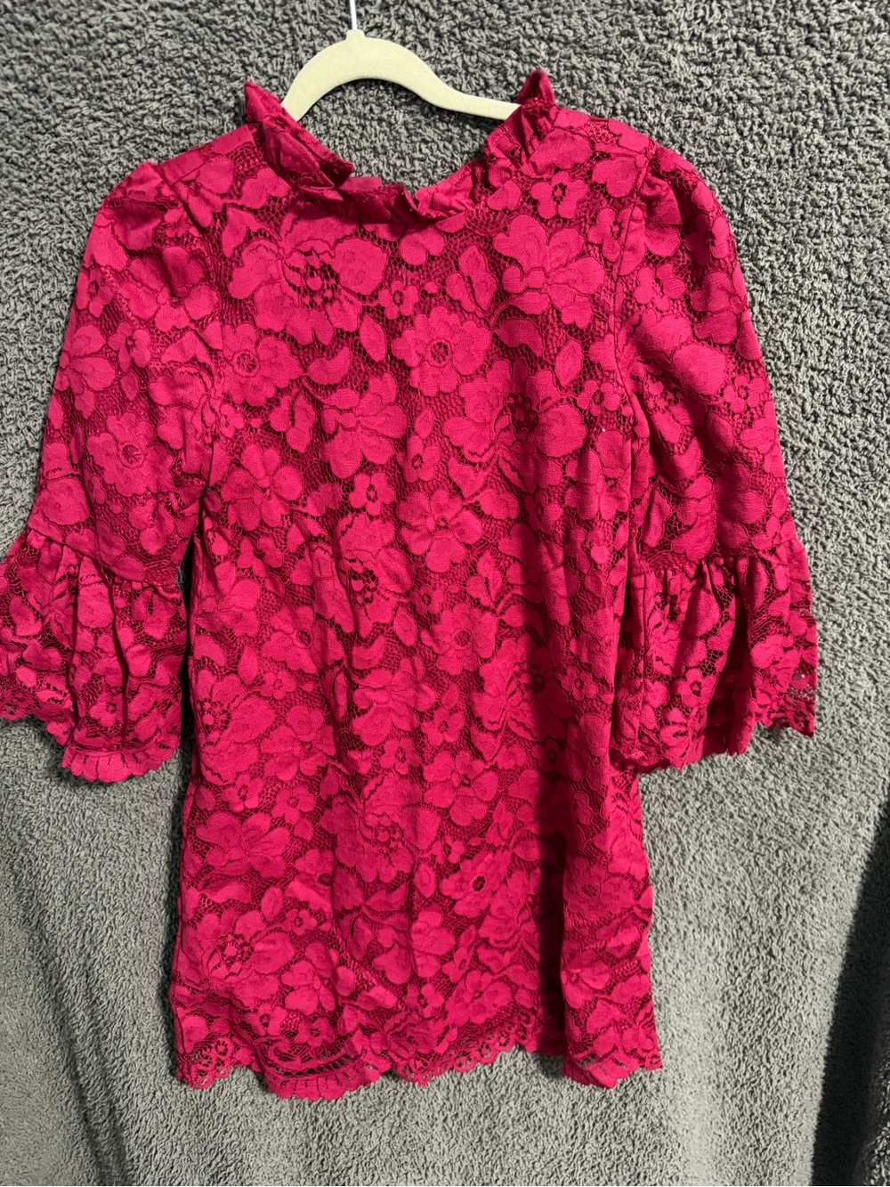 Janie and Jack Lace Ruby dress
